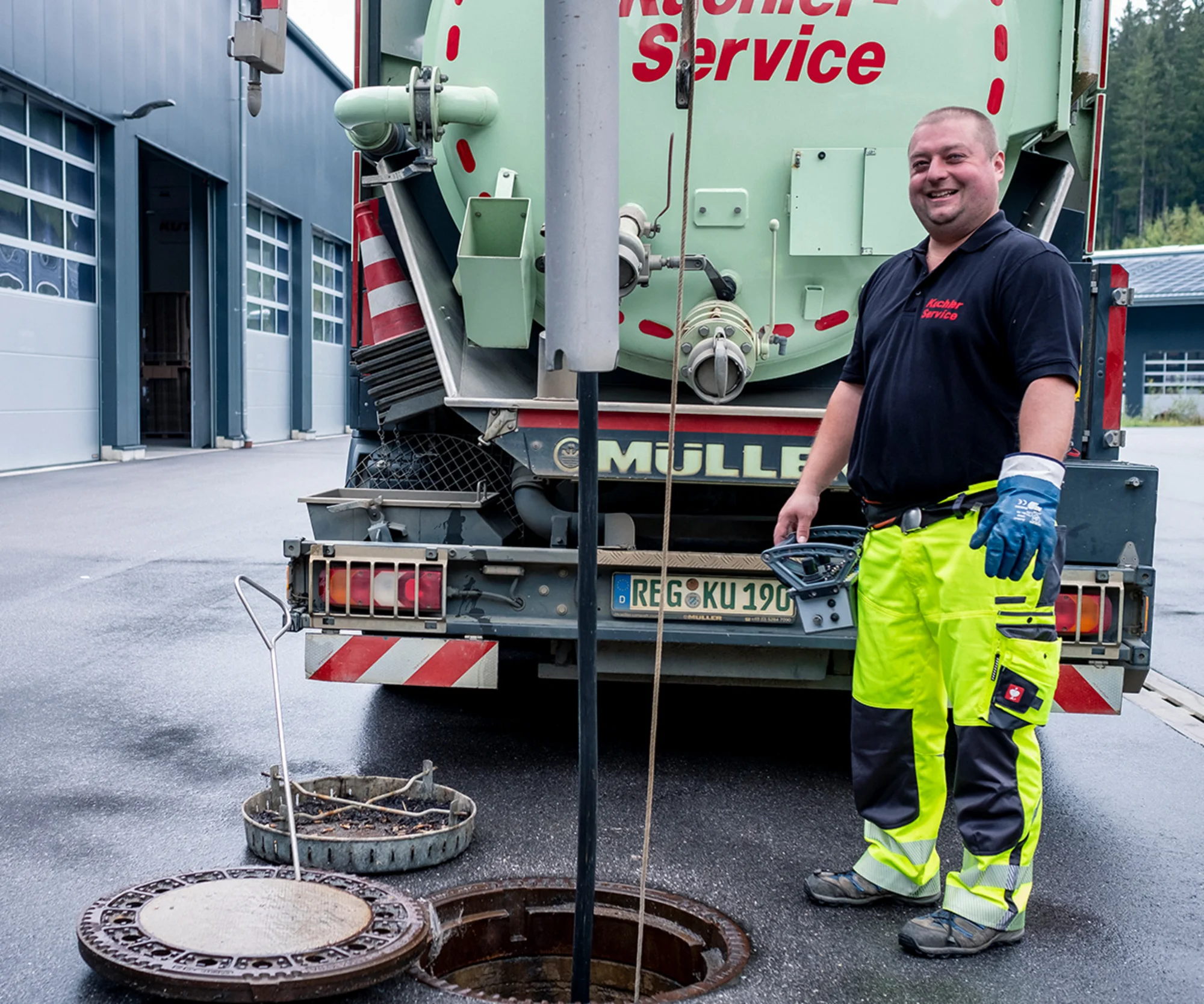 Kanalreinigung in Kastl an Schächten und Leitungen